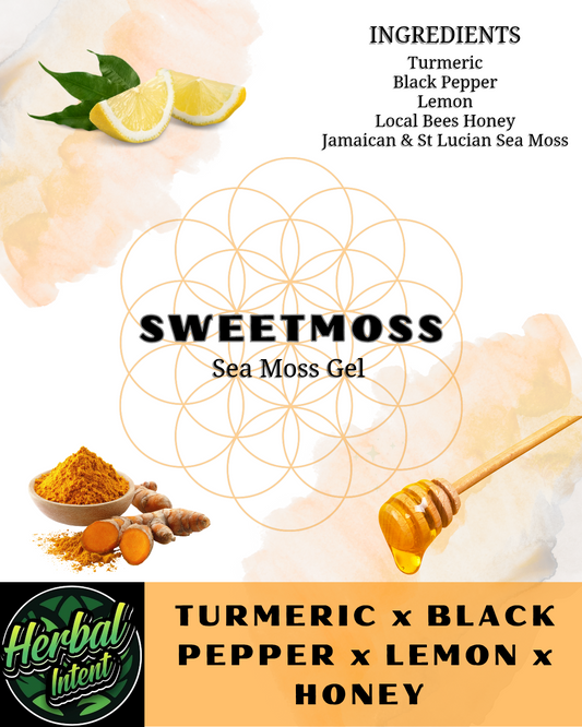 TURMERIC x BLACK PEPPER x LEMON x HONEY - SWEETMOSS FLAVOUR
